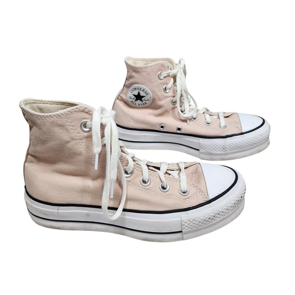 Women's Pink Converse Chuck Taylor All Star Platform Shoes Size 6